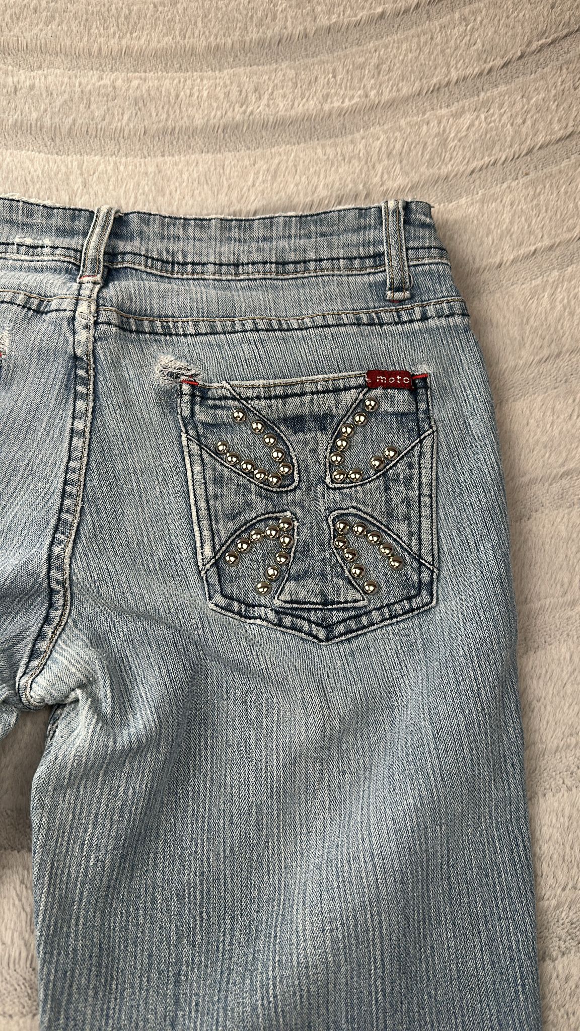 SPECIAL PIECE Y2K Jeans Bootcut/Flared/Miss me Style /90's S/M