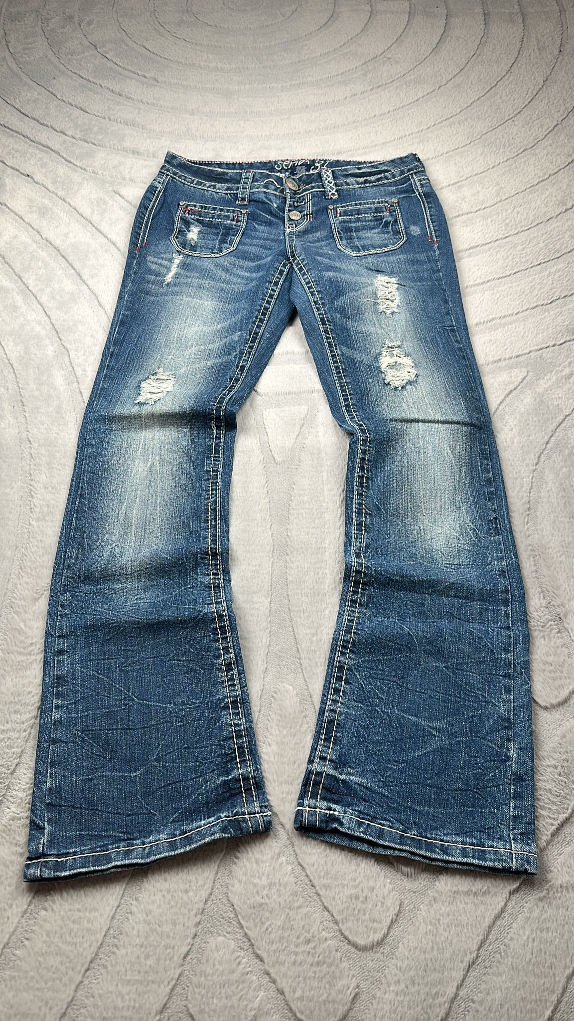 Y2K Jeans Bootcut/Flared/Miss me Style /90‘s S/M